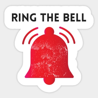 Ring The Bell, baseball, gift Sticker